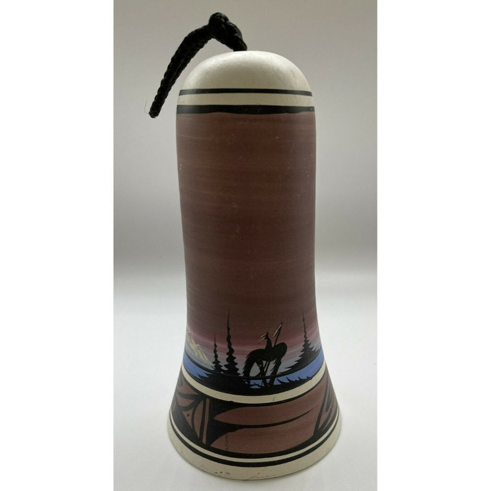 Southwestern Native Anerican Art Ceramic Bell